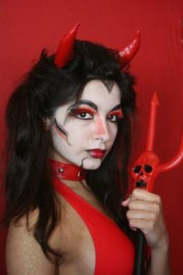 Pelo de diabla Halloween