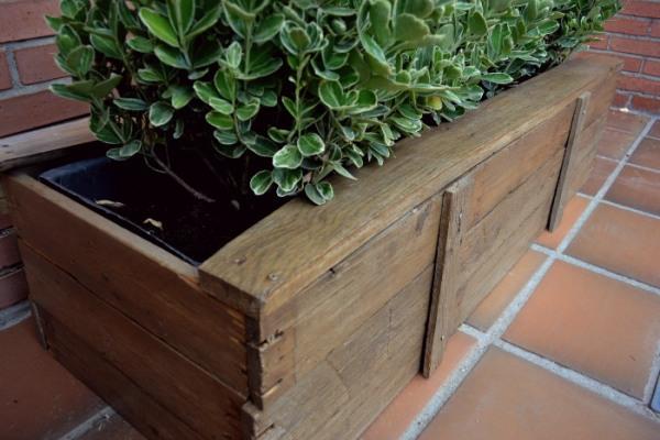 diy jardineras con palets