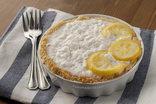 pastel limon y coco paleo