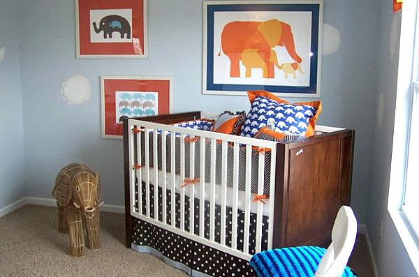 Elephant-themed-modern-nursery