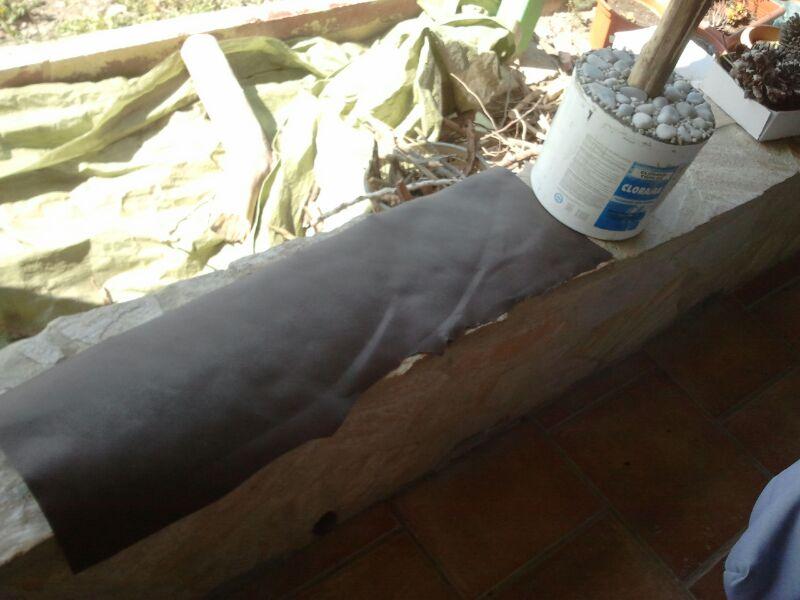 Recortar tela para cubrir la lata