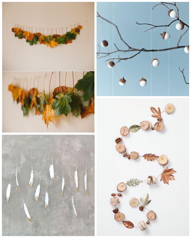 Guirnaldas de otoño diy