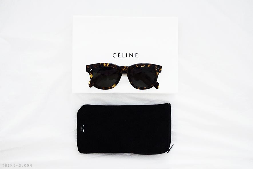 Trini blog | Celine tailor tortoiseshell sunglasses