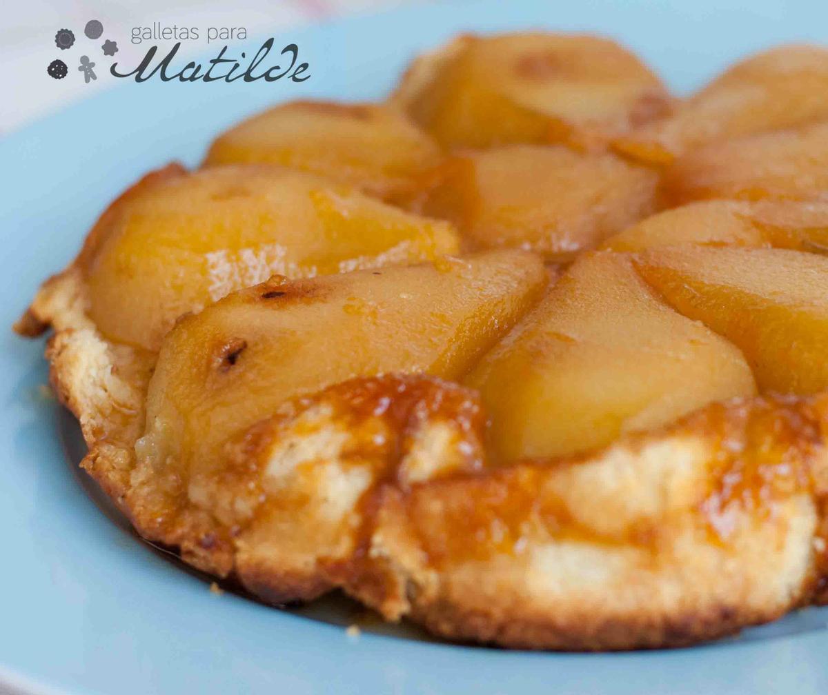Tarta Tatín de pera