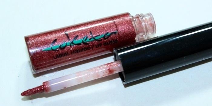 Labial líquido / Lip gloss Coketa, color: Cobre