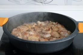 solomillo de cerdo con mermelada de espárragos trigueros