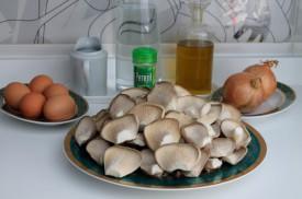 huevos cocidos a baja temperatura en lecho de setas