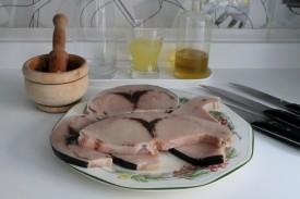 filetes de emperador al horno con ajos tiernos