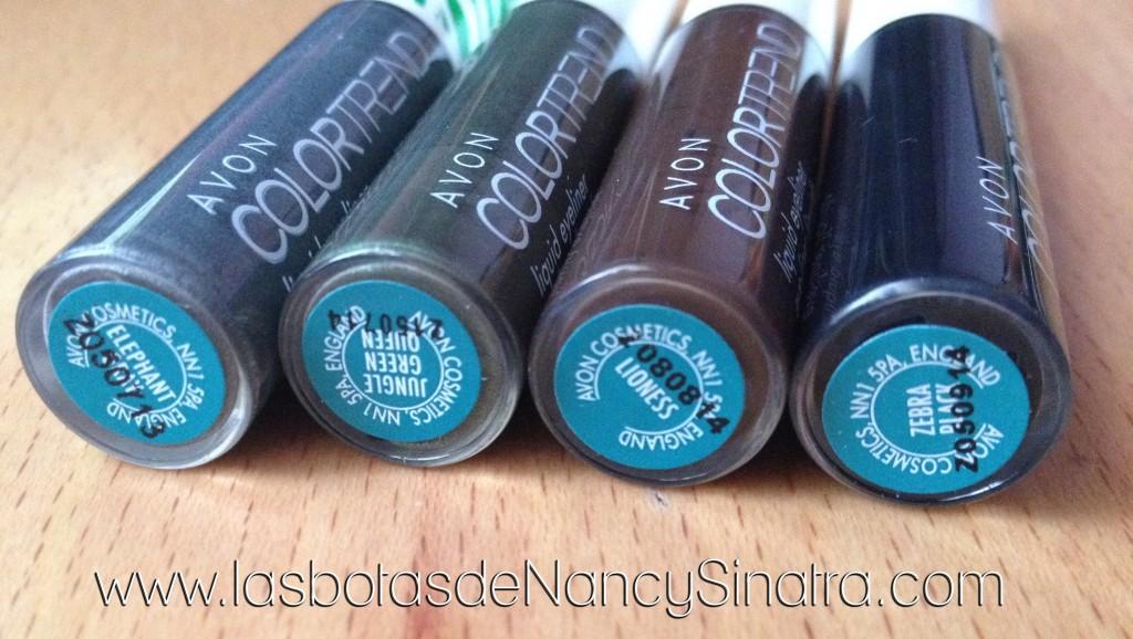 Review Avon colortrend liquid eyeliner las botsa de nancy sinatra