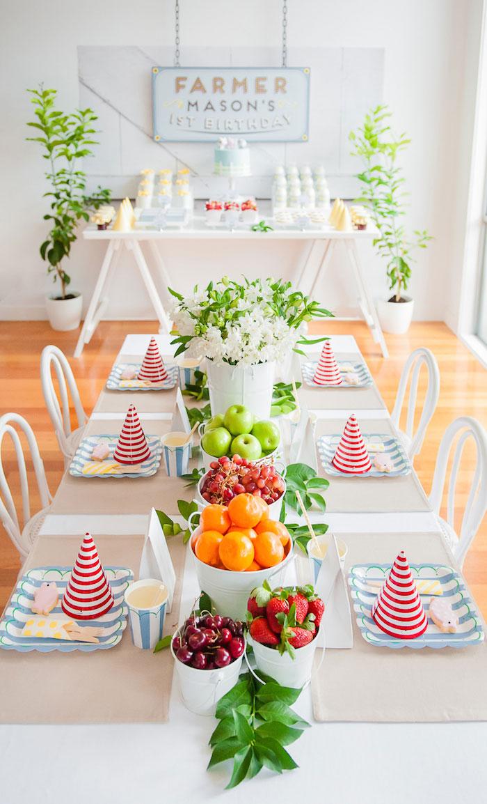 decoracion fiesta infantil granja