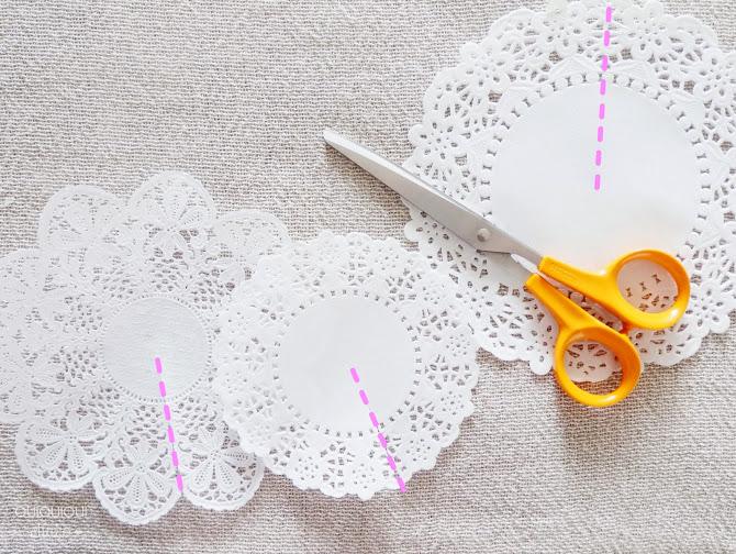 DIY blondas de papel fiesta Frozen