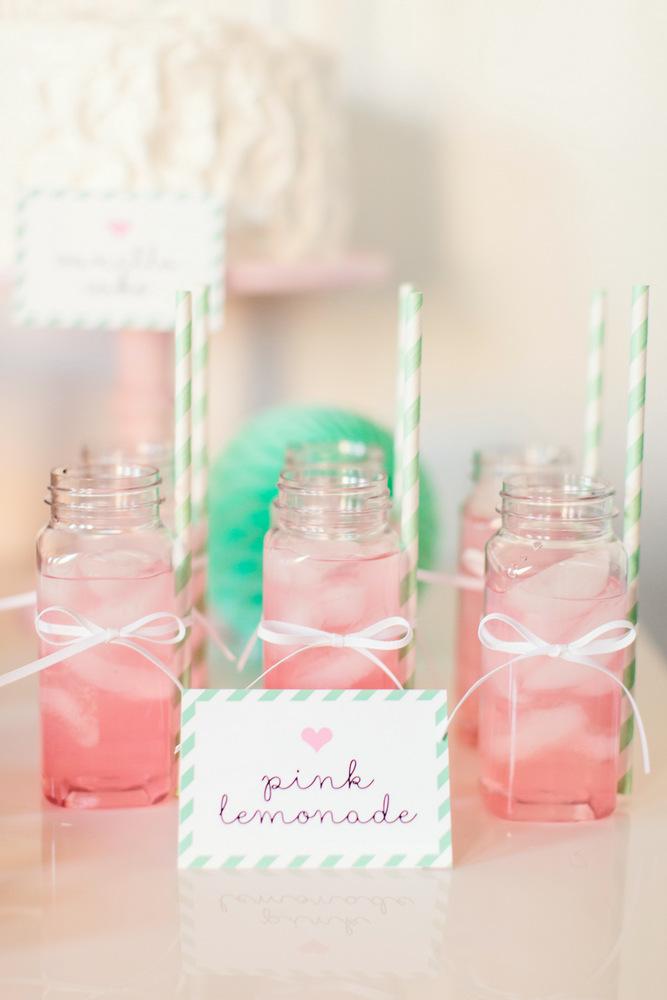 Botellitas fiesta mint y rosa