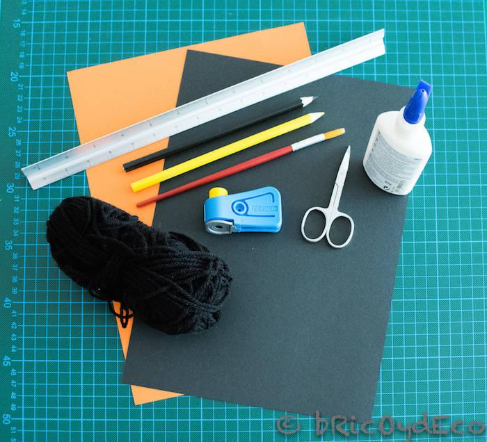 guirnalda-para-halloween-materiales