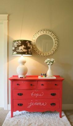 Cómodas de colores. | Decoración