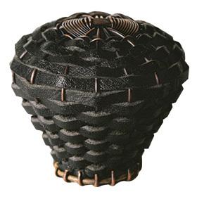 pomo de cuero bambú leroy merlin