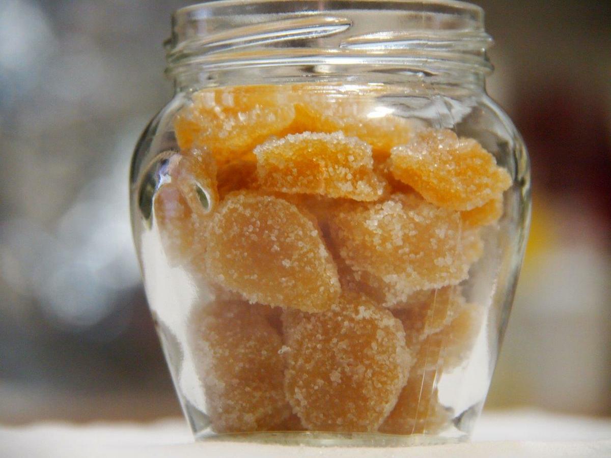 Jengibre confitado