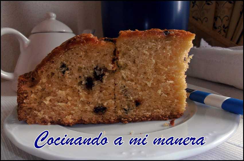 bizcocho pepitas chocolate corte 5 bizcochos para soñar