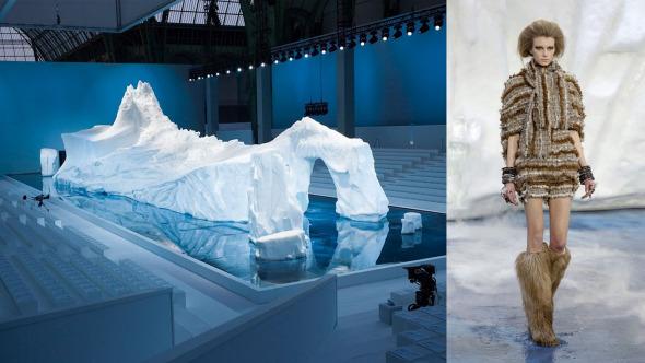 2009 Chanel Fall Winter 2010-2011 RTW iceberg