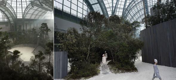 2013 26-01-2013Chanel Primavera Verano 2013 Bosque