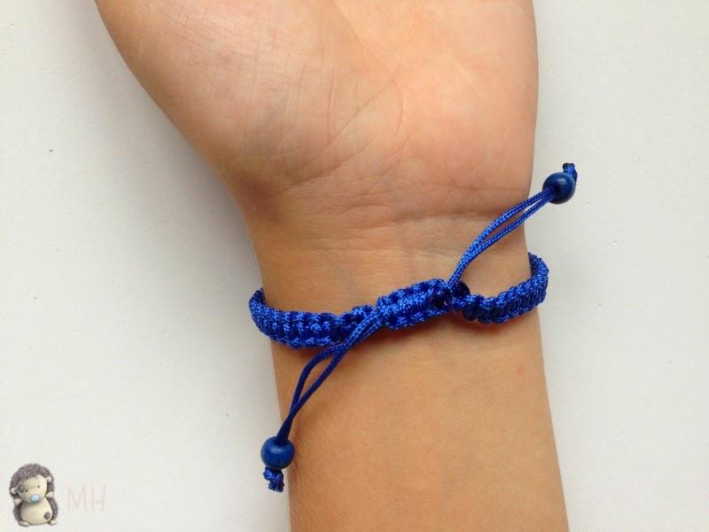 cierre pulsera macramé
