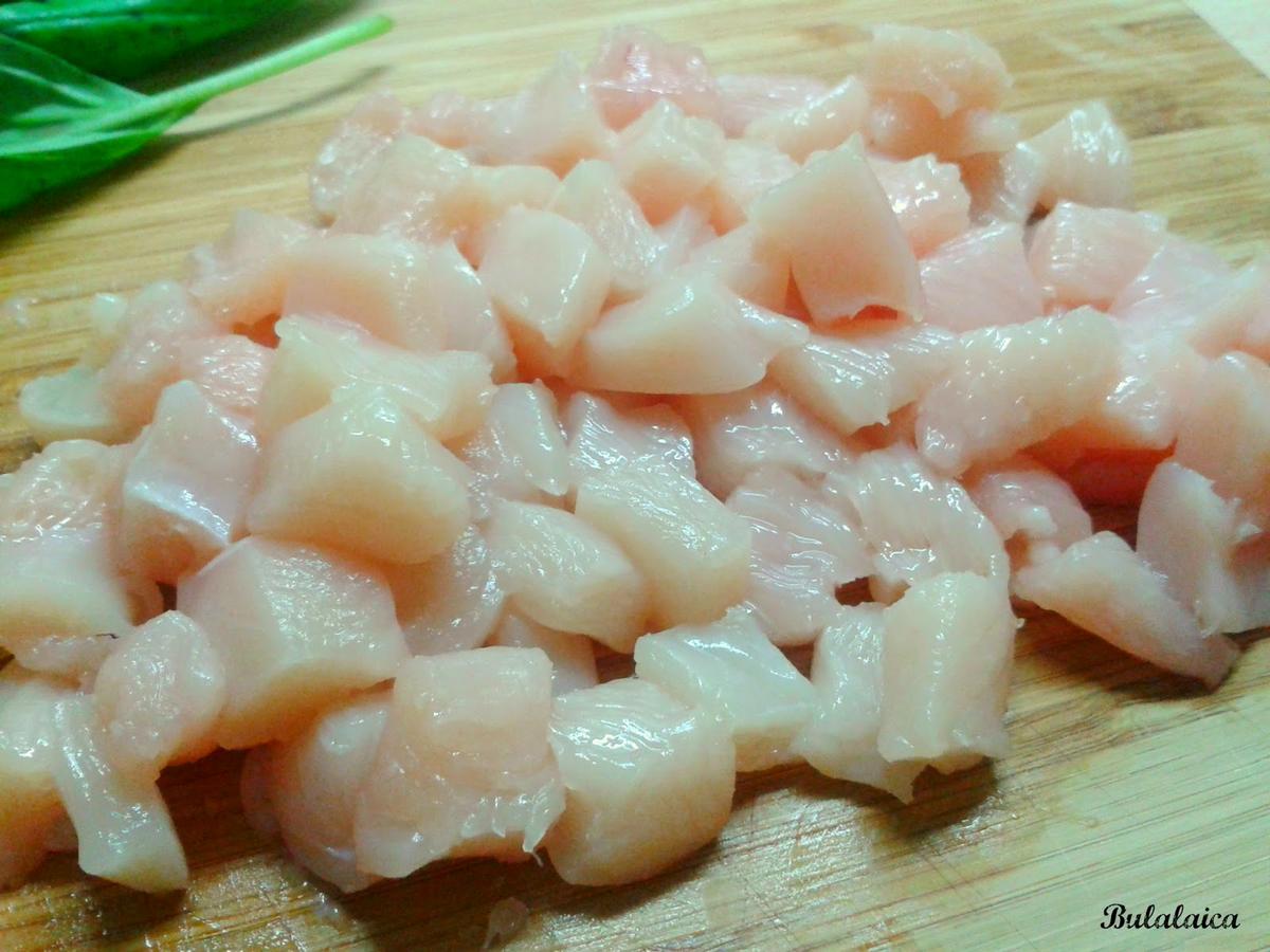 Quiche de Pollo y Albahaca