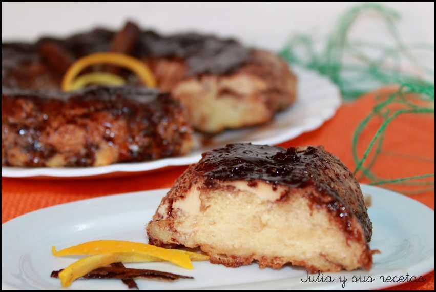 PUDIN DE PAN CON SIROPE 0 Pudin casero, 5 recetas de ensueño