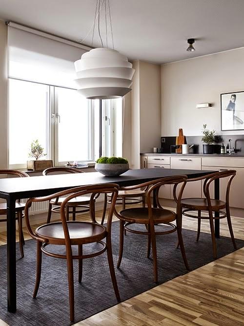 Un apartamento nórdico en negro y tonos maquillaje - Blog T&D