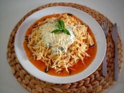 La Trofología salsa de tomate y queso