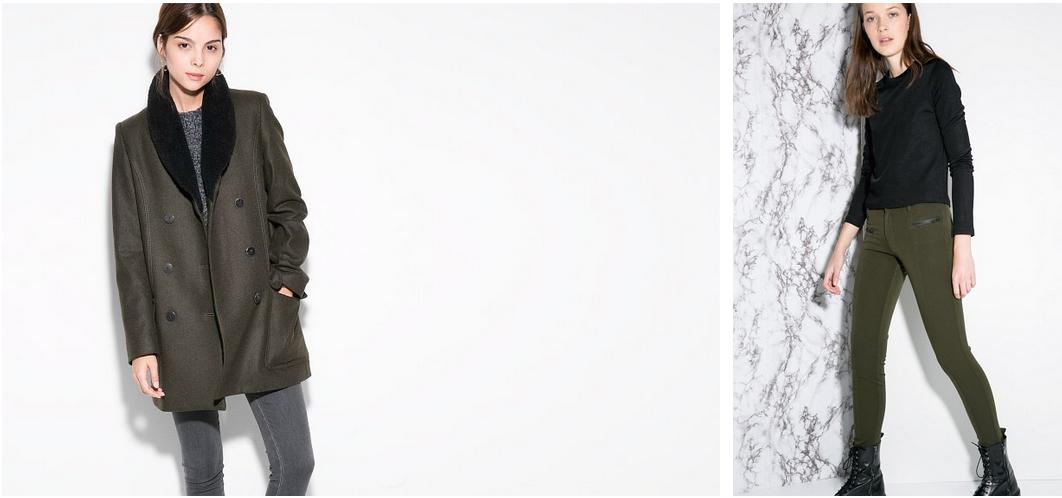 mango prendas verdes