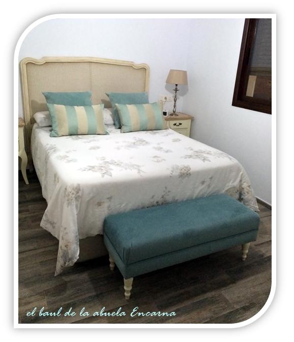 Banqueta en dormitorio