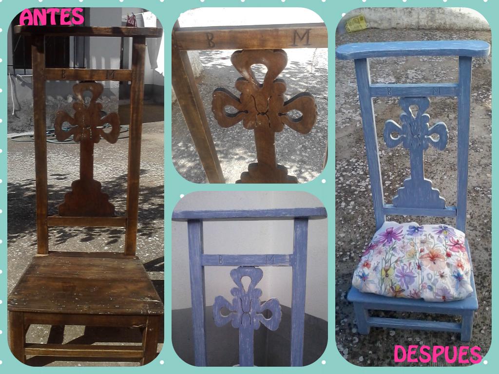 segunda oportunidad reciclando reclinatorio lavanda