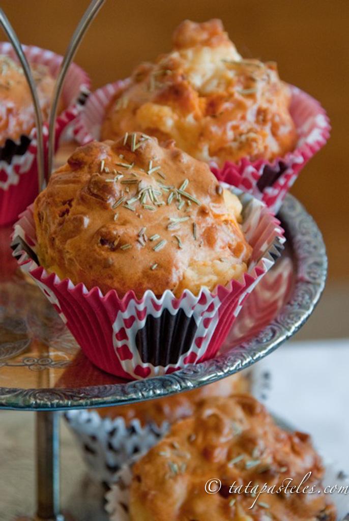 Muffins de chorizo y mozarella