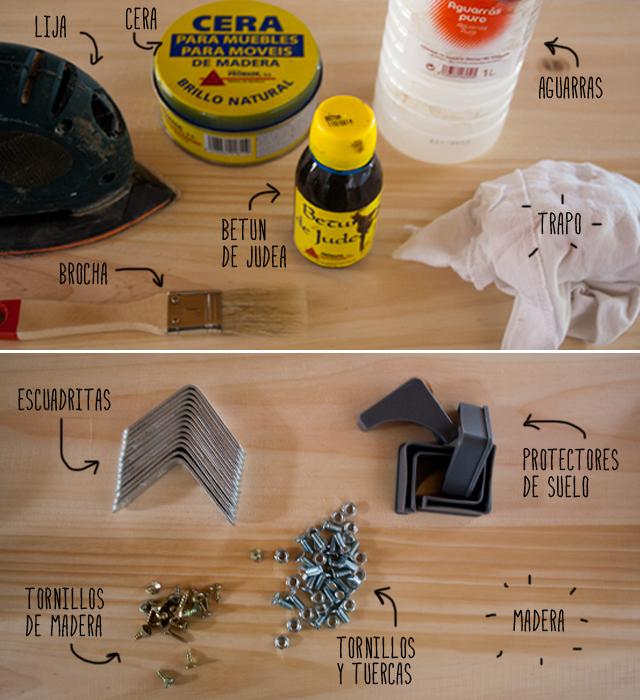 materiales estantería industrial low cost