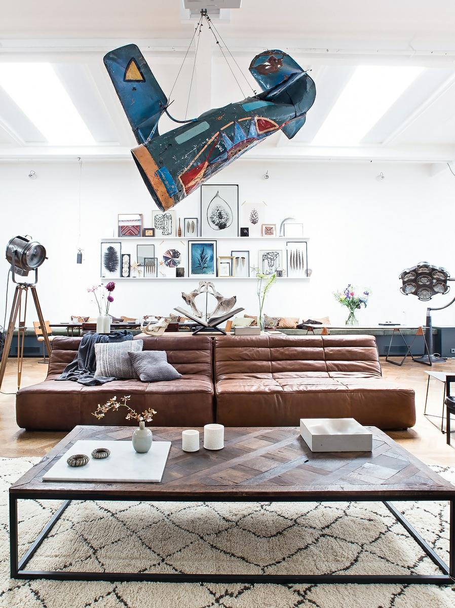 Loft con mucho arte