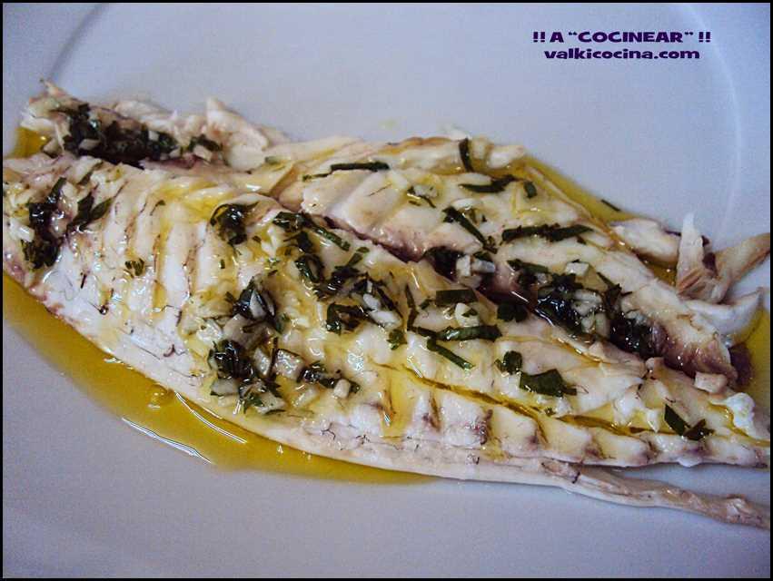 dorada sal final Pescado al horno típico de navidad