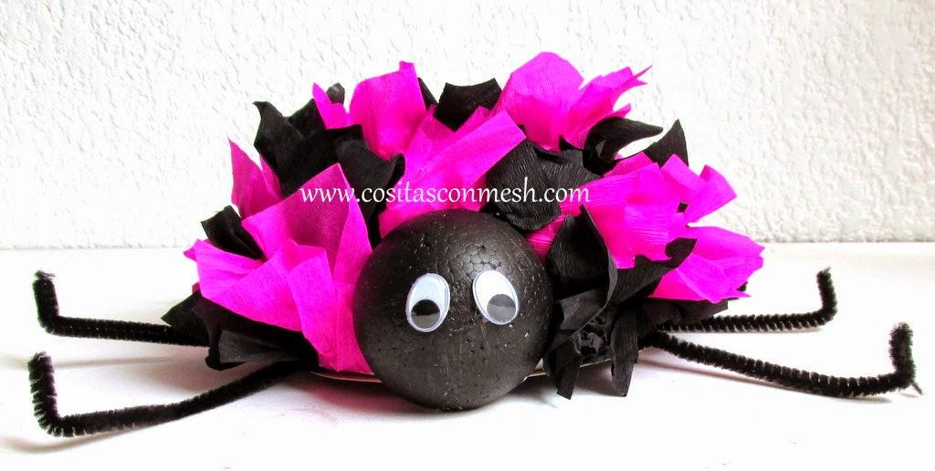 araña-papel-halloween