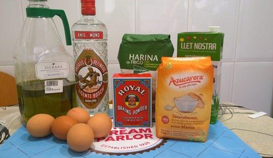 ingredientes muffins con anis