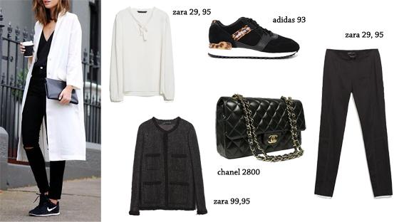 outfit sporty chanel