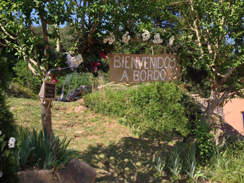 cartel bienvenido a bordo