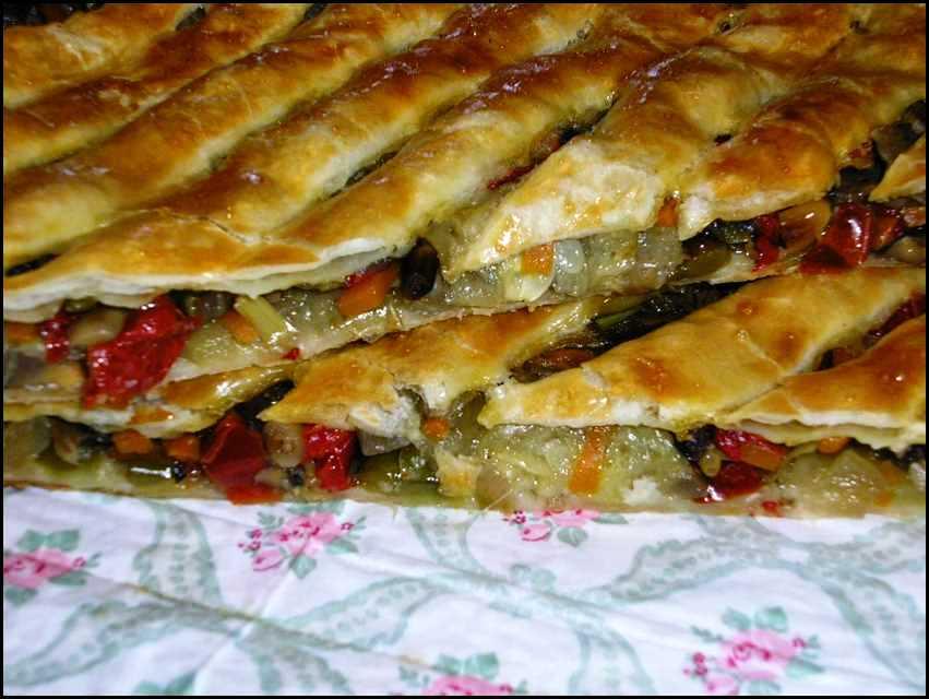Empanada de verduras y champiñones Como hacer empanadas caseras