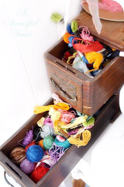 hilos de colores para manualidades