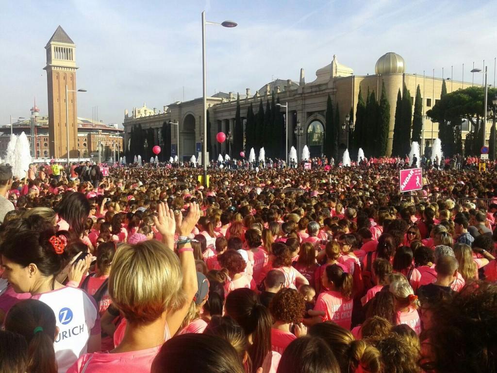 En la salida, momento antes de salir. Foto: Susana.