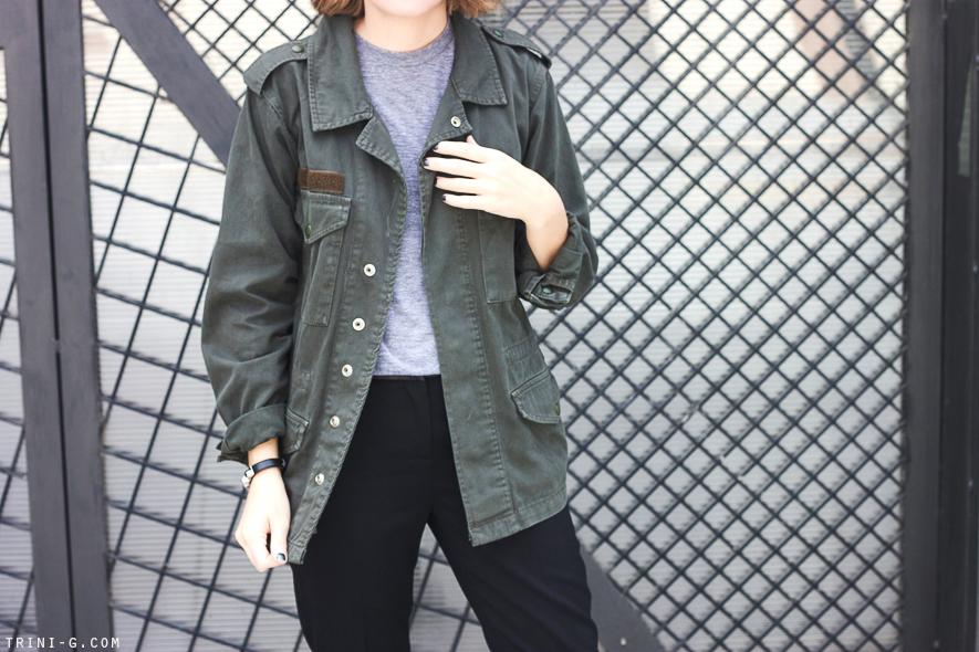 Trini | Topshop military jacket 