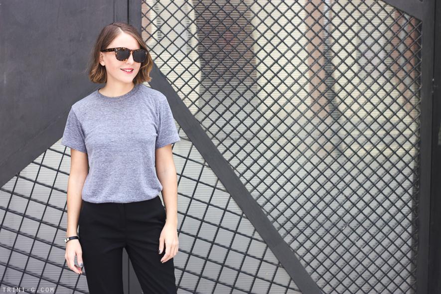 Trini | American Apparel grey tshirt