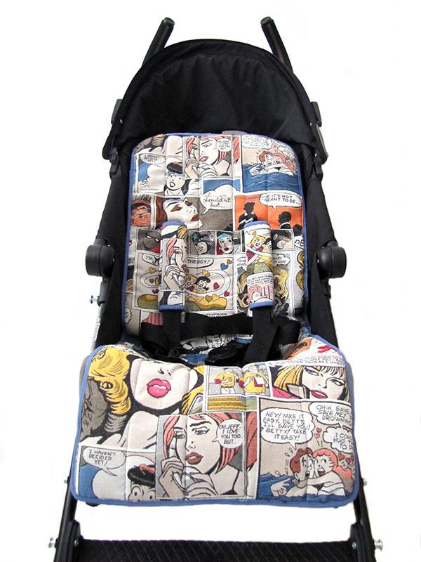 colchoneta carro DIY 12 Cómo hacer una colchoneta para silla de paseo DIY 