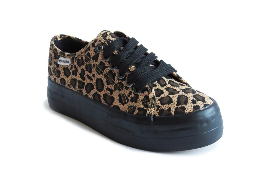 flatform sneakers - leopardo