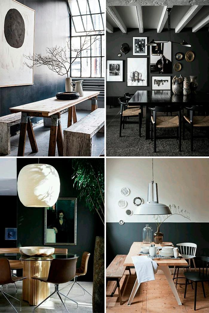 Inspiración: comedores oscuros | Decoración
