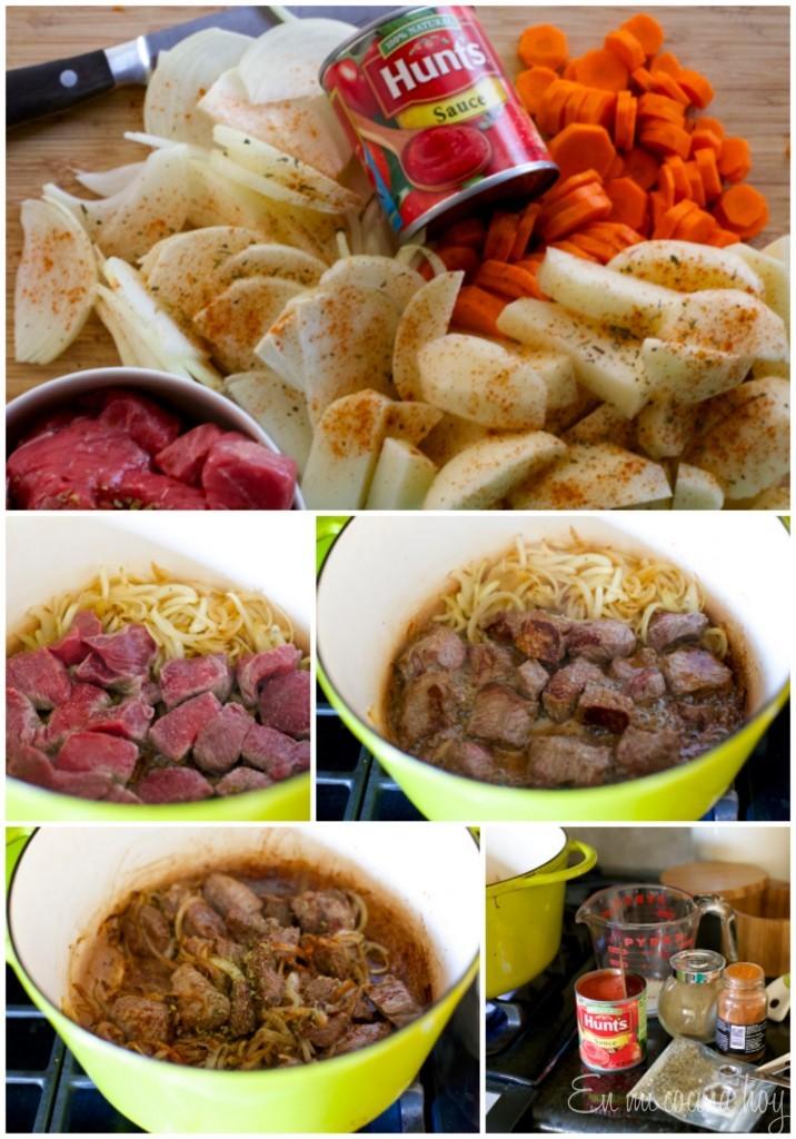 Estofado, receta chilena