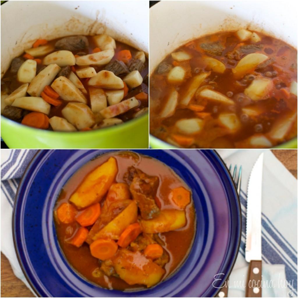 estofado paso a paso