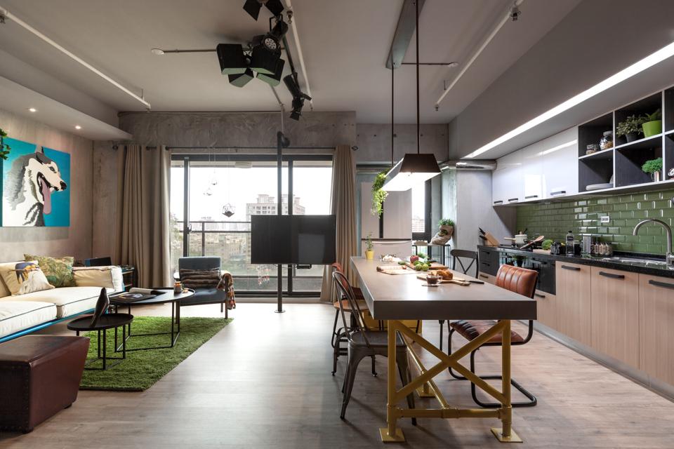 Un apartamento industrial súper original en Taiwan | Decoración